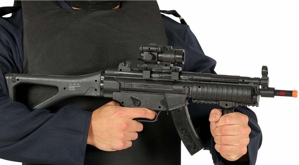 Fusil d'Assaut factice 64 cm pour adulte et enfant - Déguiz-Fêtes