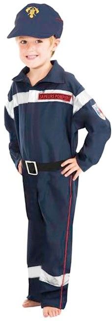 Déguisement enfant Sapeur Pompier 9/11 Ans, déguisement pas cher - Badaboum