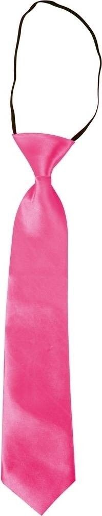 P'TIT Clown re21162 - Cravate avec élastique, rose fluo