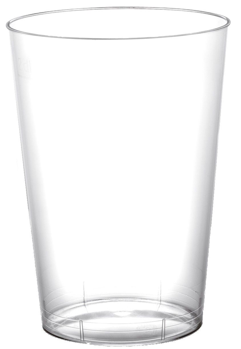 Verre plastique : gobelet plastique rigide