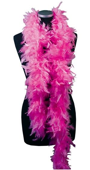 Boa plumes fuschia