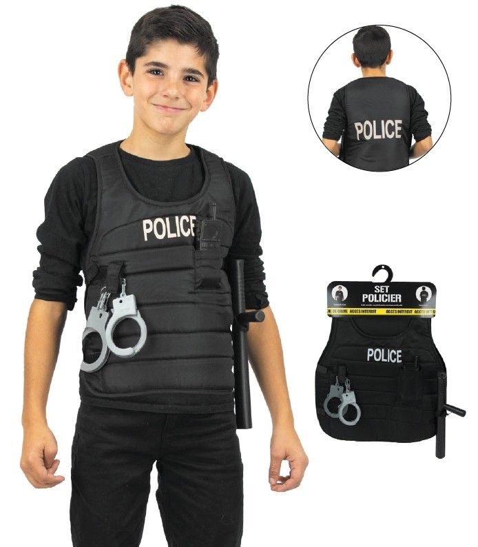 SET DU PETIT POLICIER CRS (Accessoires pour enfants)