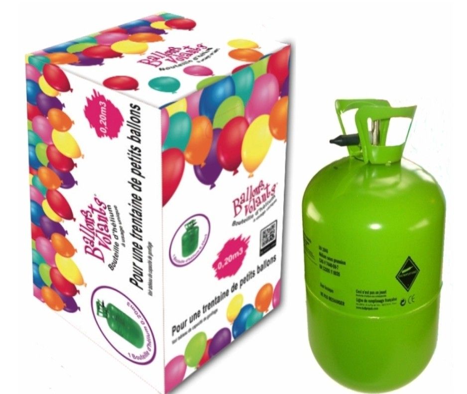 Bouteille d'helium jetable 30 ballons