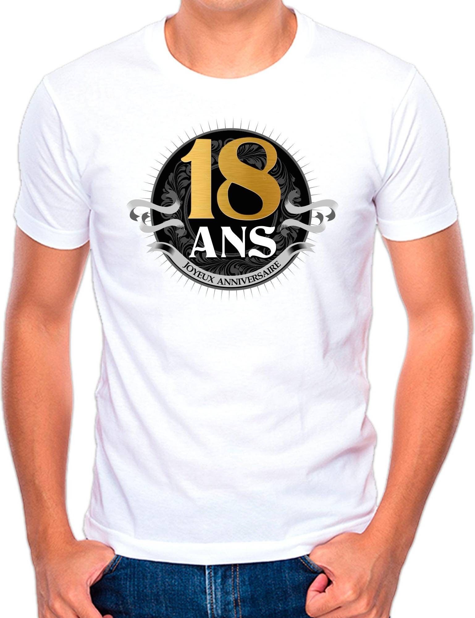 T-shirt 18 ans avec feutre pour dédicace REF/TNSOSS202