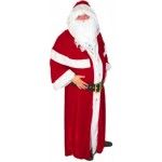 Chaks C2001010, Costume Père Noël UE LONG, velours Super LUXE adulte