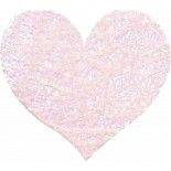 Chaks 0214-32, Sachet de 100 Coeurs Romance, Rose pastel