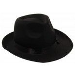 Chapeau Borsalino tissu Luxe, Noir