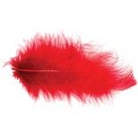 Chaks 0702-02, Sachet 10g de 100 plumes 5-10cm, Rouge