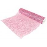 Chaks 0819-03, Chemin de table Glitter 30cm x 5m, Vieux rose