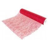 Chaks 0819-82, Chemin de table Glitter 30cm x 5m, Rouge