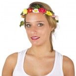 P'TIT Clown re10135 - Bandeau pour cheveux fleurs multicolores