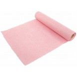 Chaks 1015-83, Chemin de table Burlap métal Rose