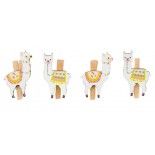 Chaks 10296, Set de 4 Lamas sur pince