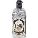 Bouteille Halloween Snail Slime en verre 24cm, Tachetée Transparente