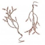 Chaks 11501, Lot de 2 Branches naturelles givrées 18cm
