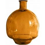 Grand vase en verre Léa 43cm Ambre