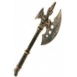 Hache de viking warrior dorée 43,5cm