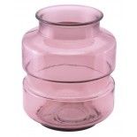 Vase Arena 4,5L en verre 25cm Rose tender