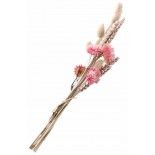 Mini-Bouquet Dolce Vita 30cm, naturel/Rose