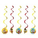 Set de 5 Suspensions swirls 60cm Dragon Ball ®