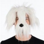 Masque poilu Chien, Blanc