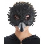 Masque Médecin Peste avec plumes noires