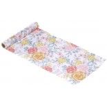 Chemin de table tarlatane Smooth Flowers 3m