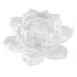 LOT de 12 Bougeoirs ROSA en verre 2 EN 1, Transparent