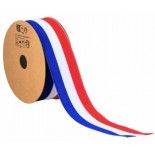 Ruban France de 3 cm x 10 mètres, tricolore