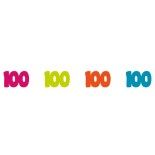 Chaks 20025, Sachet de 100 confettis de table anniversaire 100 ans