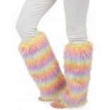 P'TIT Clown re21026 - Jambières disco peluche multicolore pastel