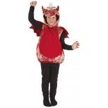 P'TIT Clown re21061 - Déguisement enfant Dragon rouge 5/6 ans