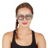 P'TIT Clown re21083 - Lunettes fantaisie à strass multicolore