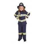 P'TIT Clown re21086 - Déguisement enfant Pompier bleu 10/12 ans