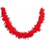 P'TIT Clown re21602 - Boa en plumes d'1m80 - 50 g, Rouge