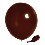 Sachet 25 ballons Opaques 25cm, Chocolat 25cm