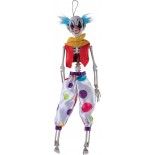 P'TIT Clown re22199 - Squelette de clown à suspendre de 40 cm