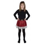 P'TIT Clown re22367 - Tutu de Noël sequins rouge enfant