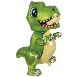 P'TIT Clown re22772 - Ballon alu Petit T-Rex articulé 77 cm