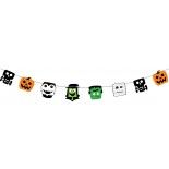 Guirlande papier Monstres Halloween 3m