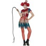 P'TIT Clown re23141 - Déguisement de clown Vintage femme taille S/M