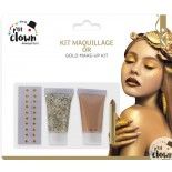 P'TIT Clown re23352 - Kit maquillage et strass Or