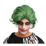 P'TIT Clown re23614 - Perruque de clown diabolique adulte