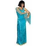 Déguisement Robe Egyptienne bleue adulte