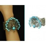 Chaks 83 251310, Bracelet Paon turquoise