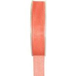 Ruban organdi 15 mm x 20m, Corail