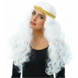 Chaks 11 278290, Perruque Cheveux d'ange blancs avec bandeau