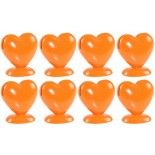 Lot de 8 Porte-cartes Coeur en résine 5cm, Pêche