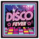 Sachet de 12 Serviettes papier Disco Fever 33x33cm