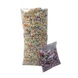 P'TIT Clown re31331 - Confettis multicolores dépoussiérés, LUXE, 1 kg